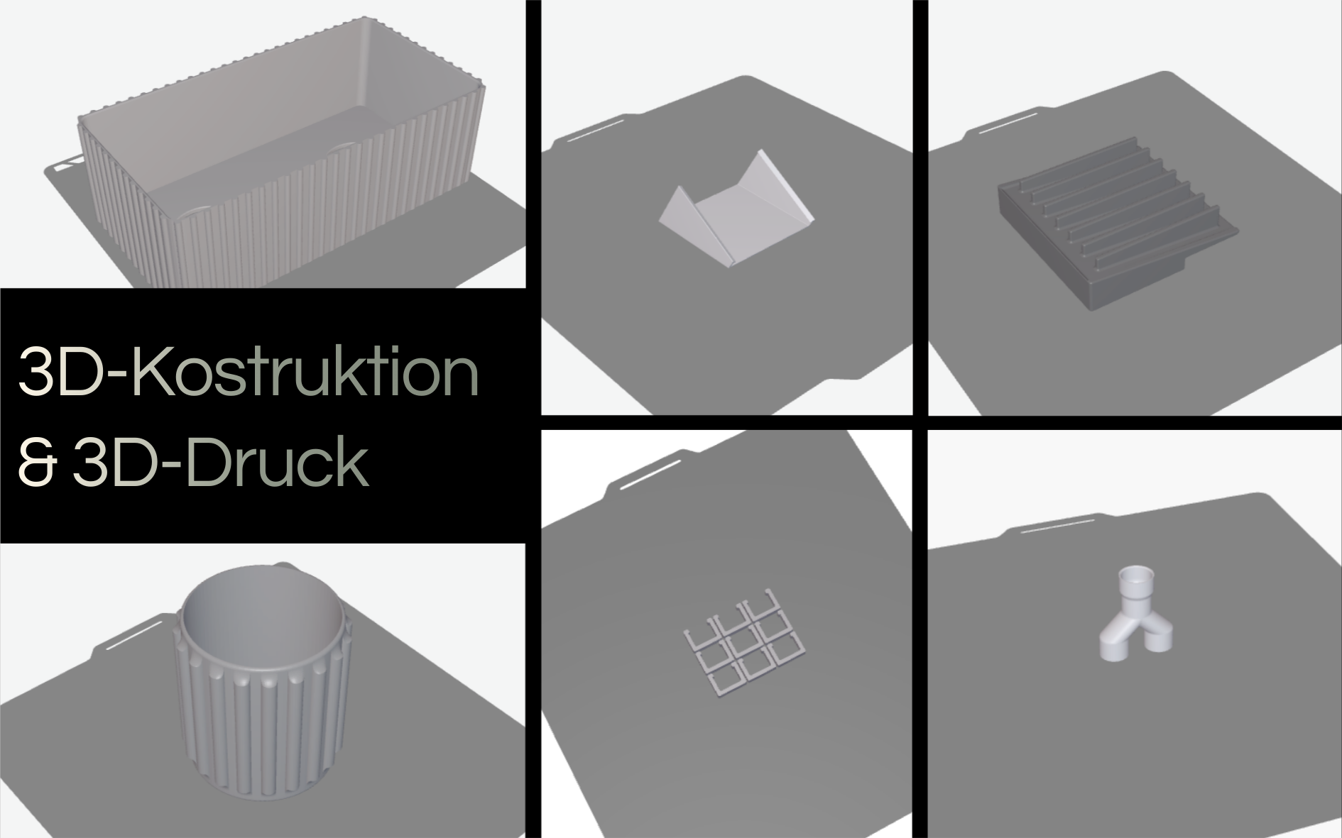 3D-Kostruktion & 3D-Druck