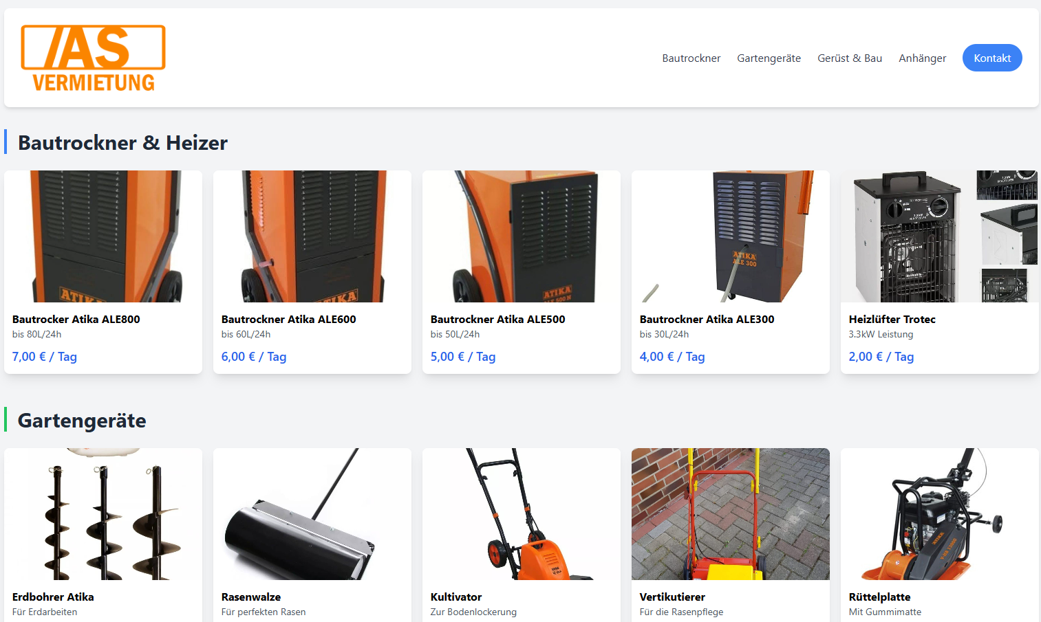 AS-Vermietung